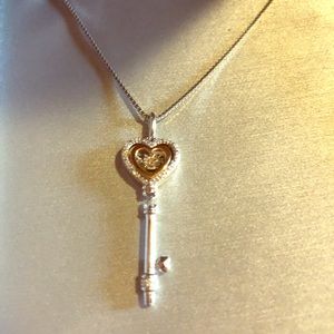 Key to the heart necklace